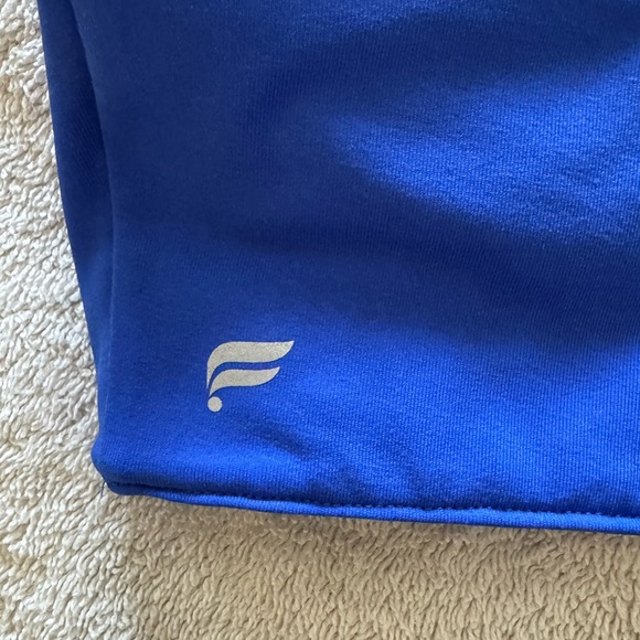 Fabletics Kessler Racerback Strappy Sports Bra in Blue - Picture 5 of 6